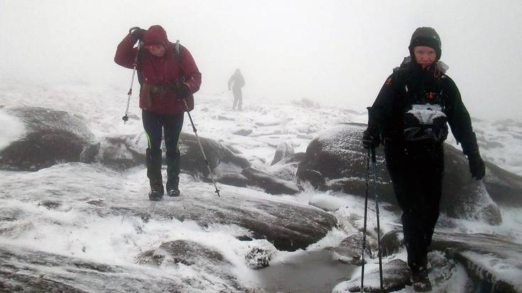 Edu Uribe 'The Spine Race' 431 kilometroko mendi lasterketan parte hartzen ari da Ingalaterran