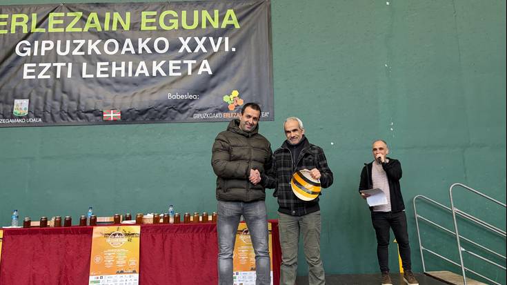 Gipuzkoako 26. Ezti Lehiaketan saria eskuratu du Zortziko Eztiak