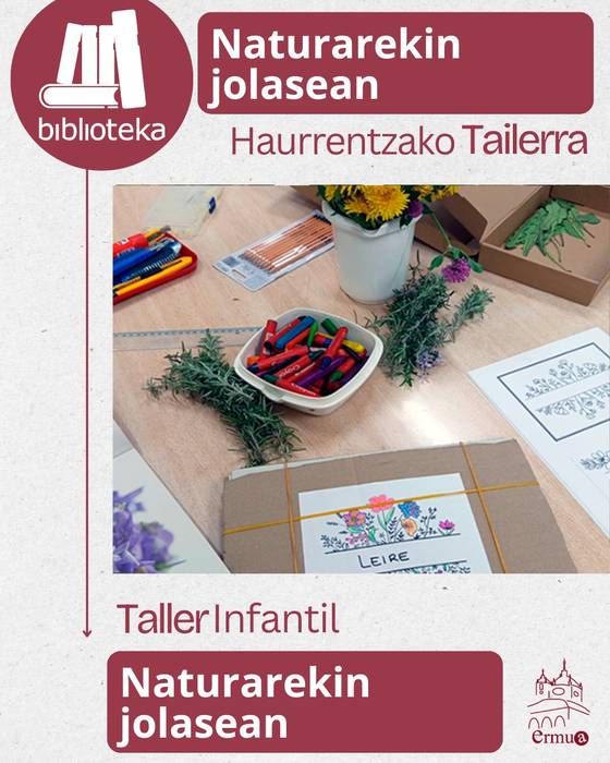 Haurrentzako tailerra: "Naturarekin jolasean"