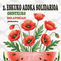 Bigarren eskuko azoka solidarioa Osintxun