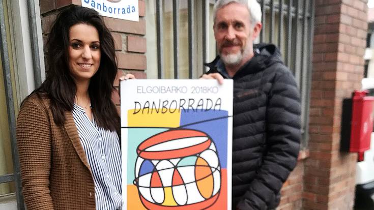 Asier Gurrutxagak irabazi du Danborrada iragartzeko kartel lehiaketa
