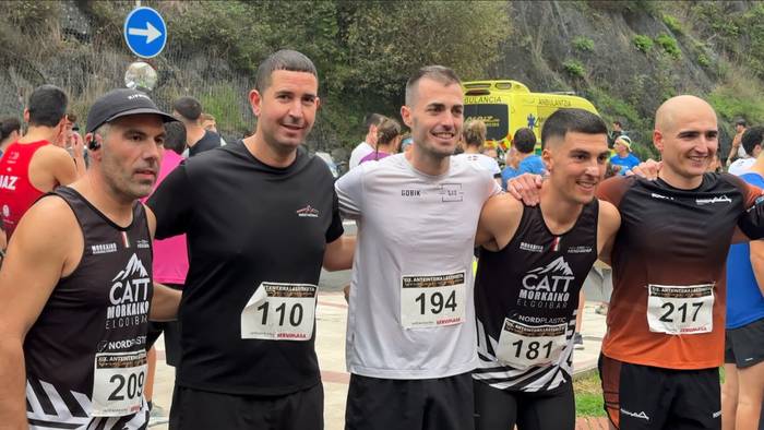 Eguraldi kaskarra baina giro ezinhobea Antxintxika kroseko irteeran