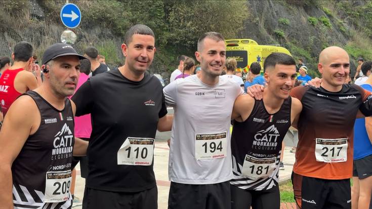 Eguraldi kaskarra baina giro ezinhobea Antxintxika kroseko irteeran