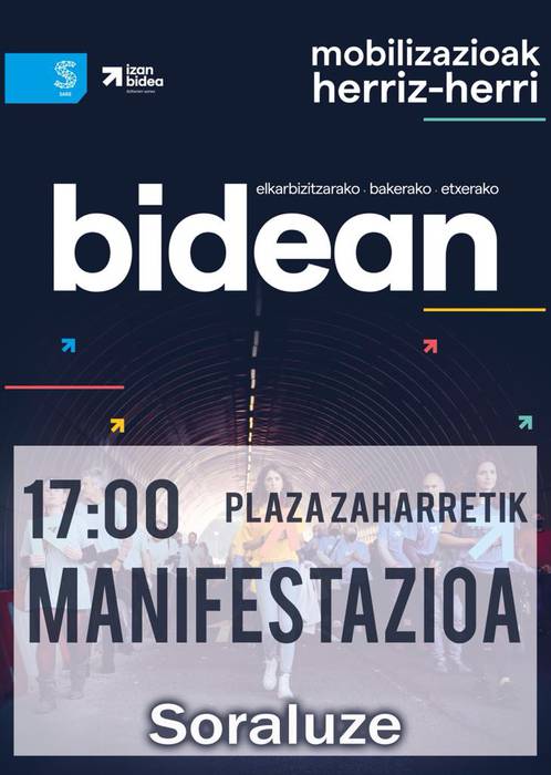 Manifestazioa: Presoak elkarbizitzarako, bakerako, etxerako bidean (Sare)