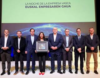 Enpresa Berrikuntza saria jaso du Danobat Group-ek Euskal Enpresaren Gauean