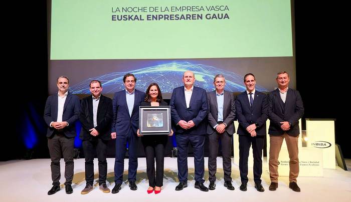Enpresa Berrikuntza saria jaso du Danobat Group-ek Euskal Enpresaren Gauean