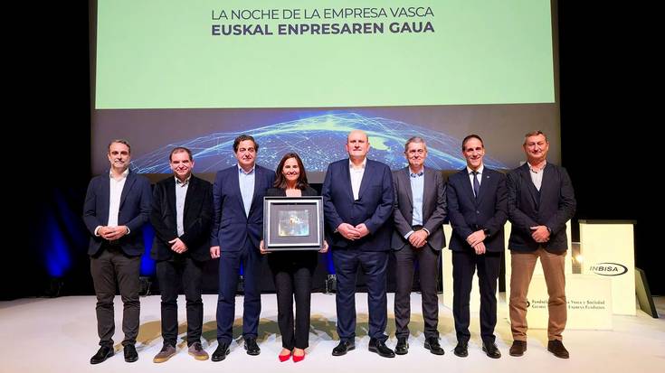 Enpresa Berrikuntza saria jaso du Danobat Group-ek Euskal Enpresaren Gauean