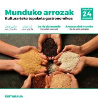 Kulturarteko topaketa: "Munduko arrozak".