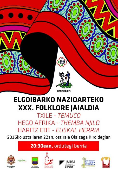 2016 Folklore Jaialdia kartela