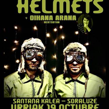 Kontzertua: Kamikaze Helmets (+ Oihana Arana bertsolaria)
