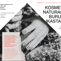 Ikastaroa: "Kosmetika naturalari buruzko ikastaroa"