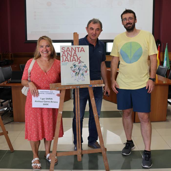Ainhoa Garro Arranzek irabazi du Mendaroko santanetako kartel lehiaketa
