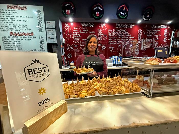 Viento Sur gastroteka Eguzkilore batekin saritu du Best Pintxos gidak