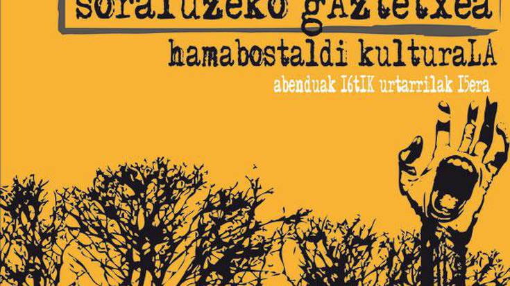 Hankahutsik poesia errezitaldia Gaztetxeko Hamabostaldian