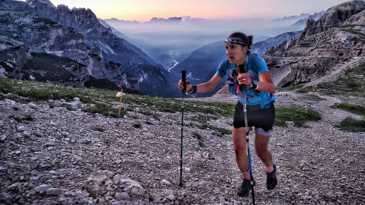 Maite Maiorak bosgarren egin du Lavaredo Ultra Trail lasterketa entzutetsuan