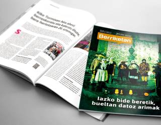 Urriko 'Berriketan' aldizkariaren edizio digitala irakurgai