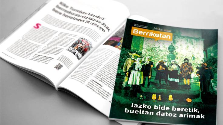 Urriko 'Berriketan' aldizkariaren edizio digitala irakurgai