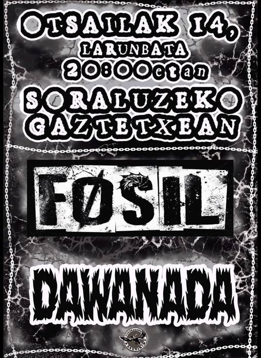 Kontzertuak: Fosil eta Dawanada