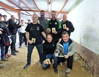 Ezozi taldeko Javi Martino nagusi Aiastiako tiraldian