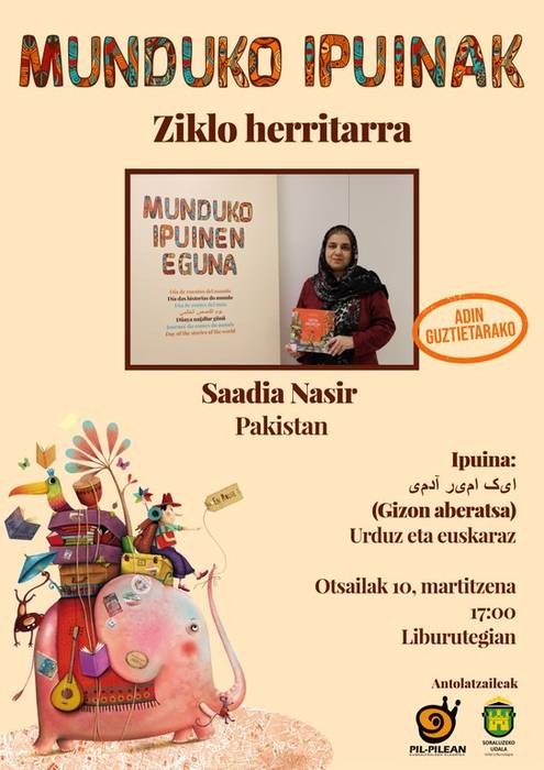 Munduko ipuinen ziklo herritarra: Saadia Nasir