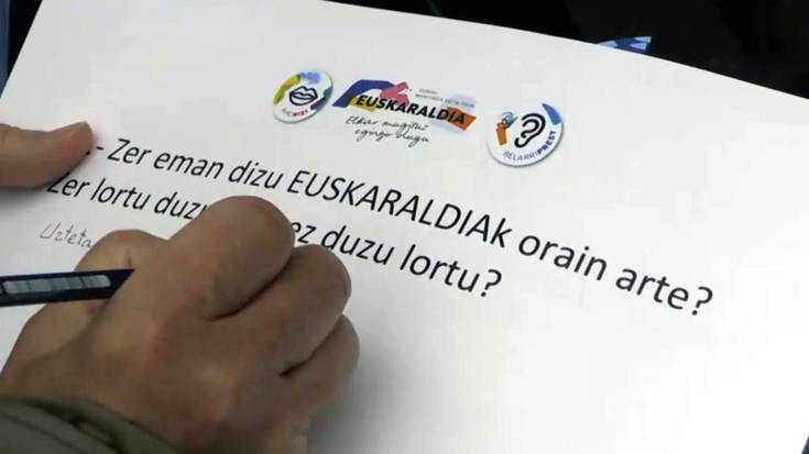 Euskaraldia ariketaren balorazioa egiteko saio irekia egingo dute eguenean Kultur Etxeko sotoan