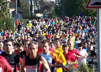 12 soraluzetarrek hartu zuten parte Behobia-Donostia maratoian