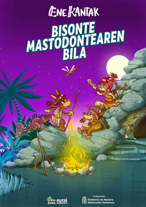 "Bisonte-Mastodontearen bila" haur-ikuskizuna