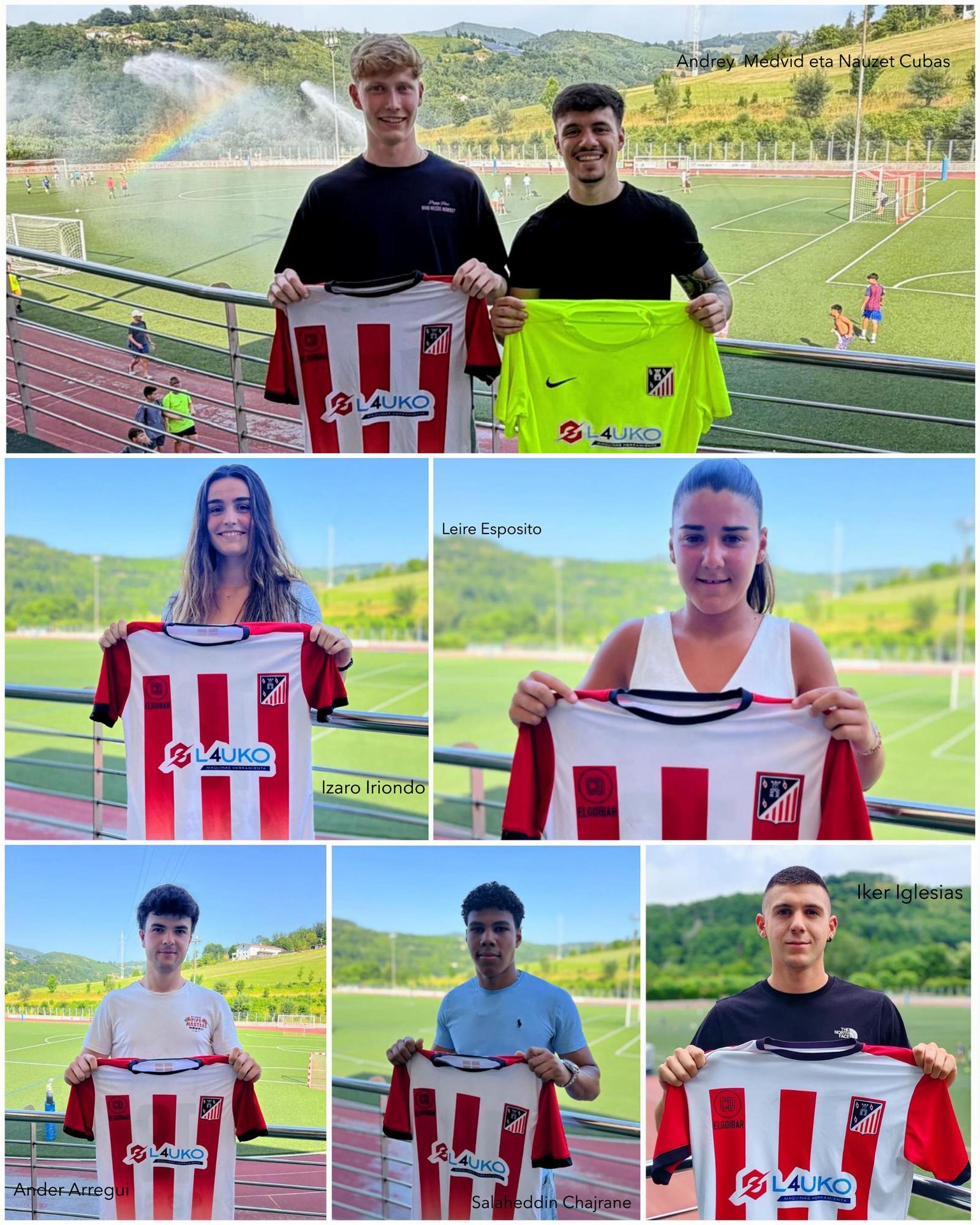 Haundi taldeetan aritzeko lehen fitxaketak aurkeztu ditu CD Elgoibarrek
