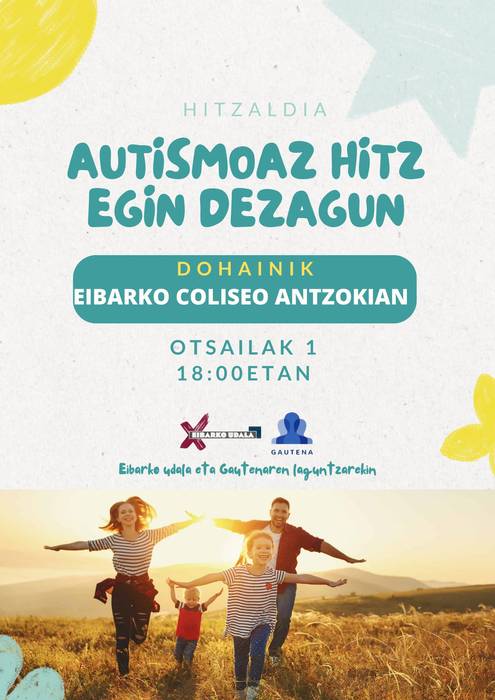 "Autismoaz hitz egin dezagun"