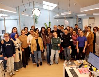 Elgoibarko Izarra bisitatu dute euskara ikasten ari diren hainbat herritarrek