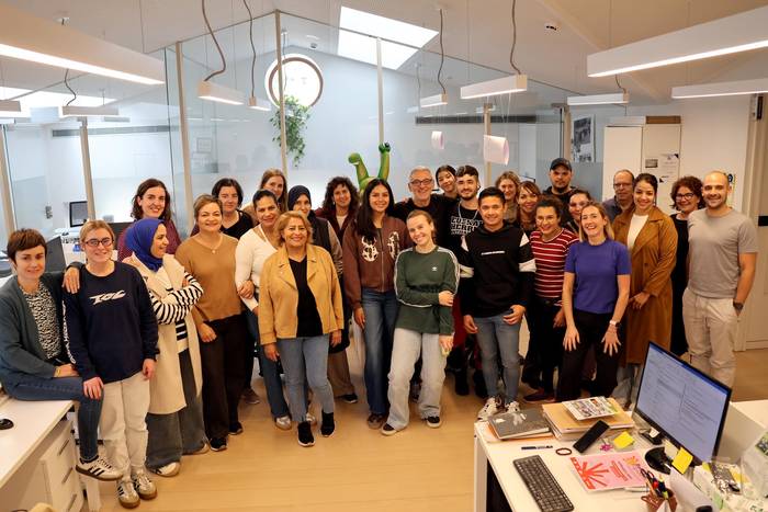 Elgoibarko Izarra bisitatu dute euskara ikasten ari diren hainbat herritarrek