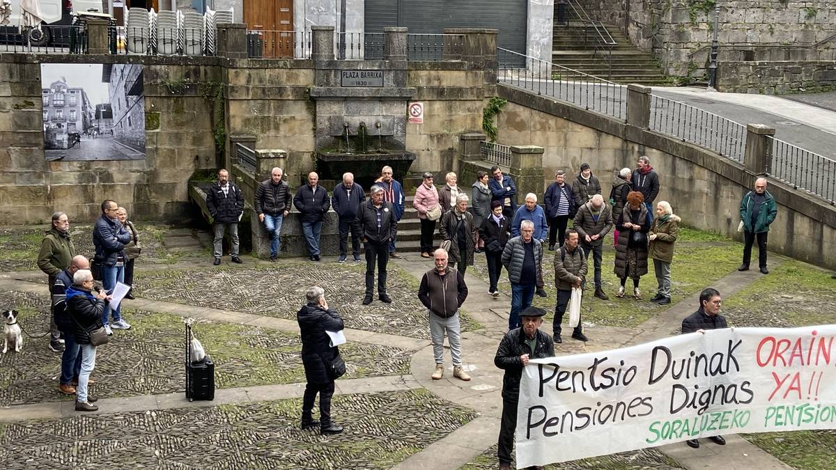 1.080 euroko gutxieneko pentsioen aldeko manifestazioa, bihar