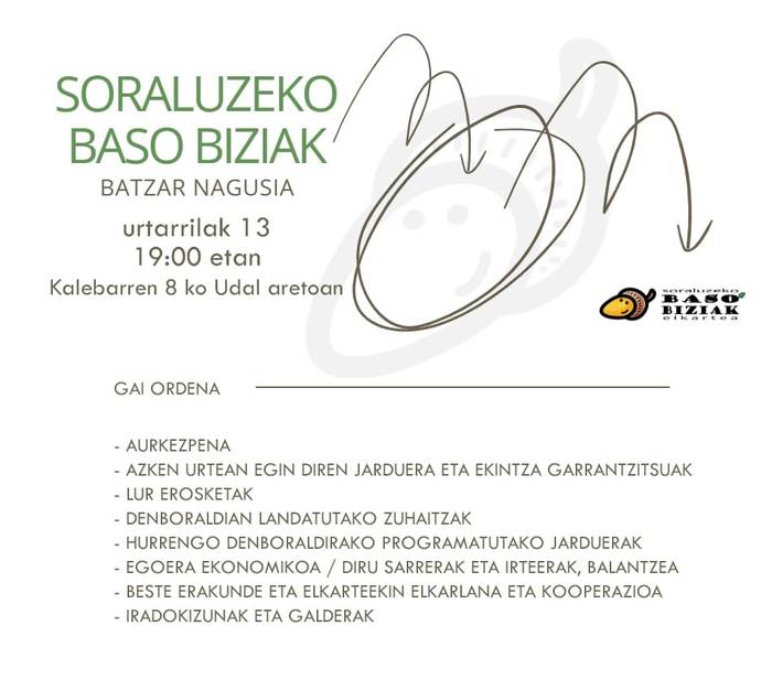 Baso Biziak elkartearen Batzar Nagusia