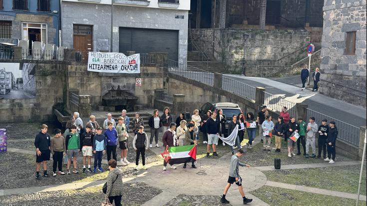 Gaur elkarretaratzea, datorren astean Palestinaren aldeko lanuzteak eta greba daude deituta