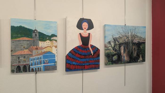 Krabelin pintura eskolako ikasleen ikasturte amaierako erakusketa ikusgai maiatzaren 24ra arte