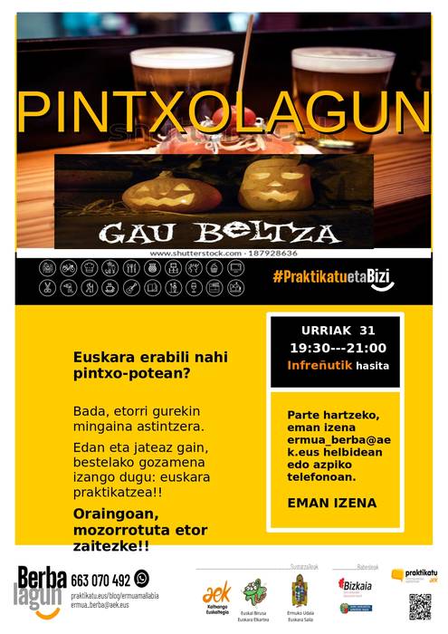 OSTEGUNEAN.....PINTXOLAGUN BEREZIA!!