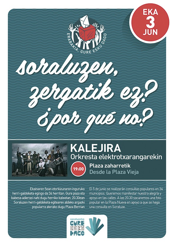 Kalejira, erabakitzera goazela ospatzeko