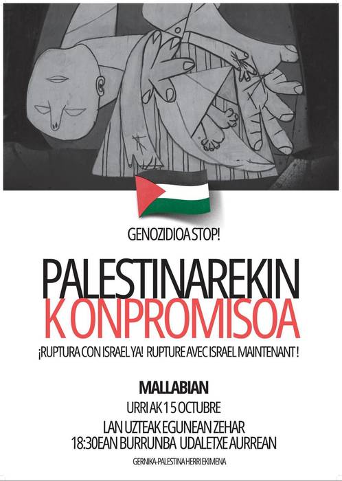 Burrunba Palestinaren alde
