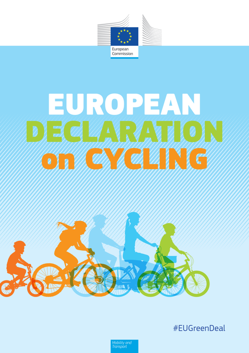 “European Declaration on Cycling” dokumentua eta Europako herrialdeen datuak eta ranking-a. bidegorriei dagokionean