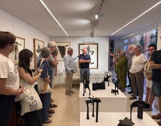 Oreka Art gainezka izan zen Baroja Collet artistaren erakusketaren inaugurazioan