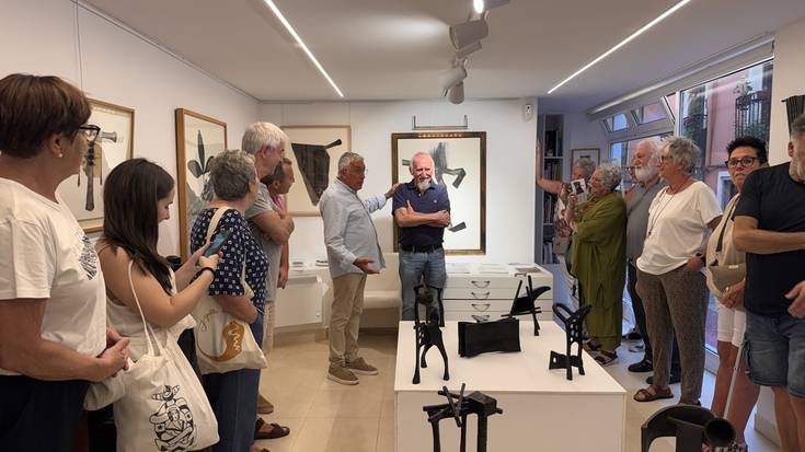Oreka Art gainezka izan zen Baroja Collet artistaren erakusketaren inaugurazioan