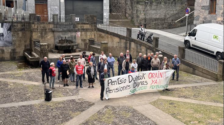 Maiatzaren 7an Gasteizen mobilizatuko dira gutxieneko pentsioen eta LGSren arteko parekidetasuna exijitzeko