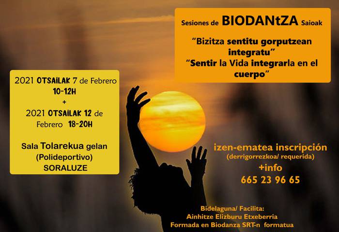 Biodantza saioak