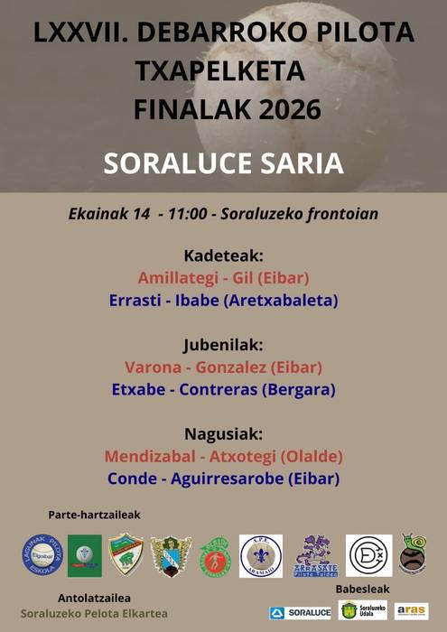 Debarroko pilota txapelketa (Finalak)