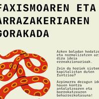 Hitzaldia: 'Faxismoaren eta arrazakeriaren gorakada'