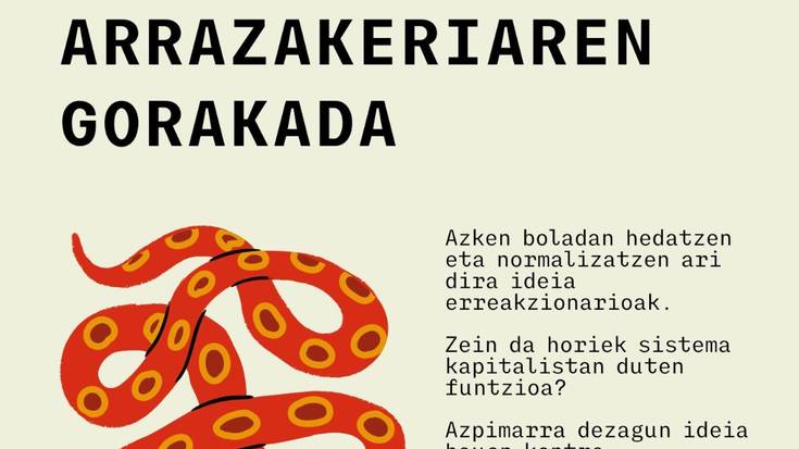 Hitzaldia: 'Faxismoaren eta arrazakeriaren gorakada'