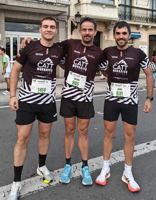 Julen Salaberria bosgarren postuan sailkatu da Donostiako Binter NightRun lasterketan