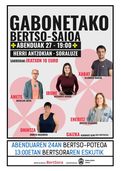 Gabonetako bertso saioa