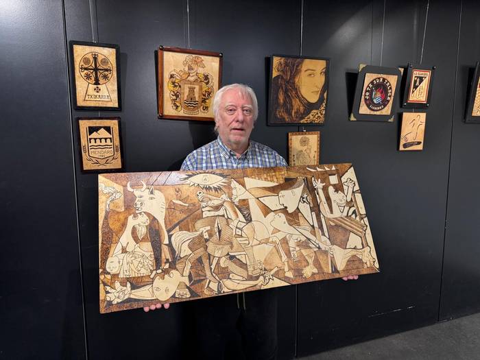 Pirograbatuen erakusketa inauguratuko du Xabier Isastik gaur, Aita Agirren