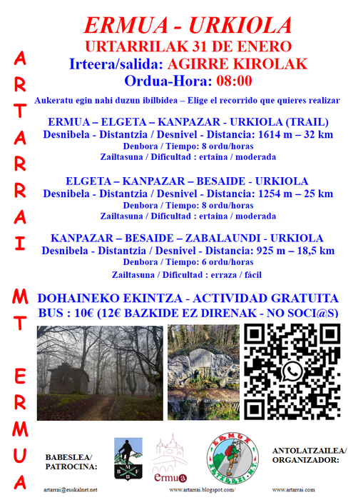 Irteera: Ermua-Urkiola